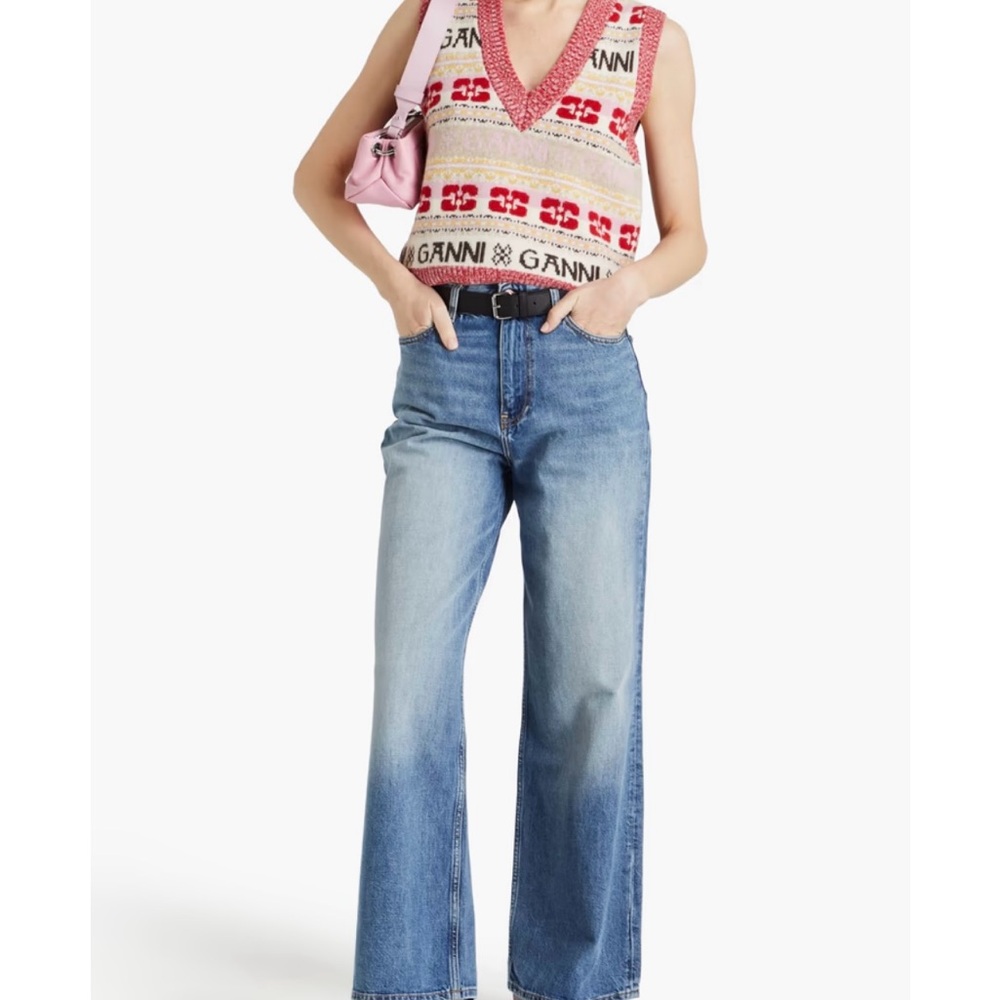 Ganni light/medium Blue Flare Jeans